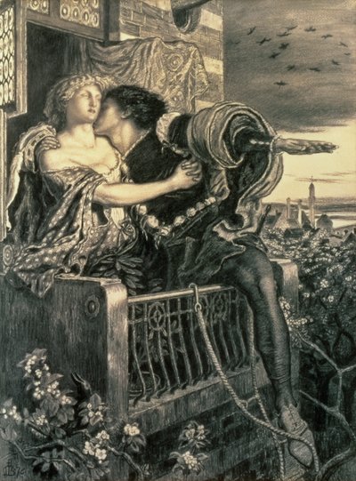 Romeo y Julieta, 1876 de Ford Madox Brown